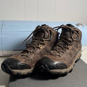 Oboz Hiking Boots, Brown with Black Accents